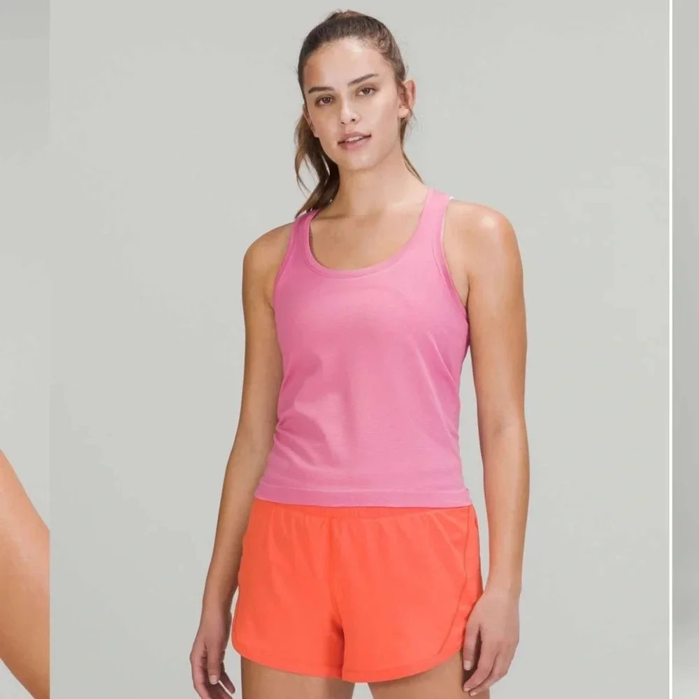Lululemon Swiftly Tech Racerback Top 2.0 Race Length in Pink Blossom